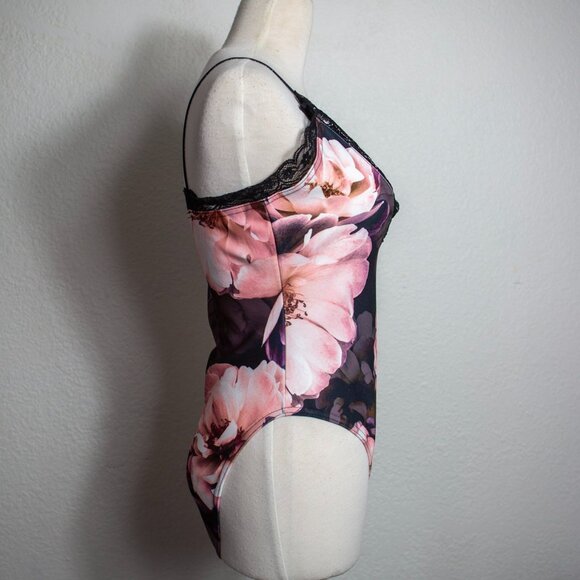 NWT Missguided Floral Bodysuit Size 4 - Picture 3 of 10